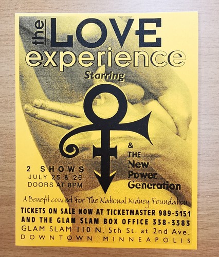 Prince flyer the love - prince,
