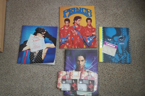Prince concert programmes - concert,
